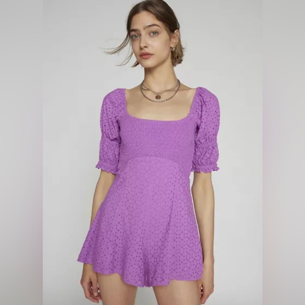 URBAN OUTFITTERS
Kimchi Blue Ivy Eyelet Lace Romper